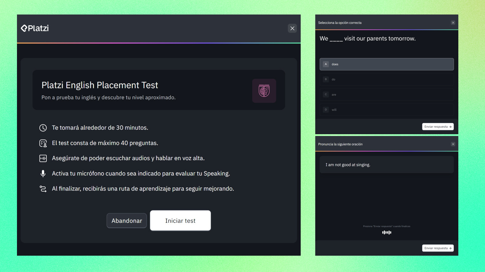 Platzi Placement English Test